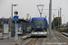 Bombardier TVR n°508 (4008 XX 14) sur la ligne B (Twisto) à Caen