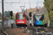 Duewag B80D n°2254 et Bombardier Flexity Swift K5000 n°0363 sur la ligne 18 (VRS) à Cologne (Köln)