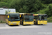 Iveco Crossway LE City 12 n°500541 (2-ACL-788), Mercedes-Benz O 530 Citaro II LE n°500713 (YEC-337) sur la ligne 142 (TEC) et Mercedes-Benz O 345 Conecto n°500505 (1-WRK-606) sur la ligne 377 (TEC) à Comblain-au-Pont