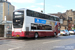 Volvo B5TL Alexander Dennis Enviro400 MMC n°608 (SJ21 WYK) sur la ligne 25 (TfE) à Edimbourg (Edinburgh)