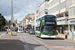 Volvo B5L Hybrid Wright Eclipse Gemini 3 II n°574 (SJ67 MFN) sur la ligne 43 (TfE) à Edimbourg (Edinburgh)