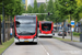 VDL Citea II SLFA 181 Electric BRT n°9534 (94-BHX-1) et n°9523 (83-BHX-1) sur la ligne 401 (Bravo) à Eindhoven