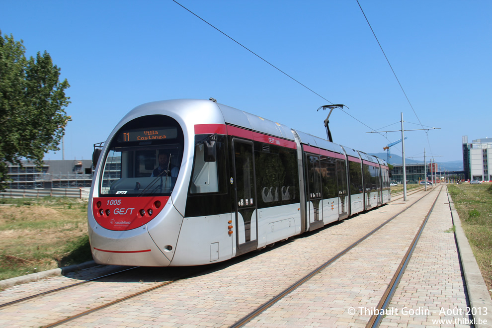 Rame AnsaldoBreda Sirio 1005 - Tramway de Florence