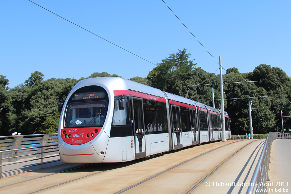 Rame AnsaldoBreda Sirio 1007 - Tramway de Florence