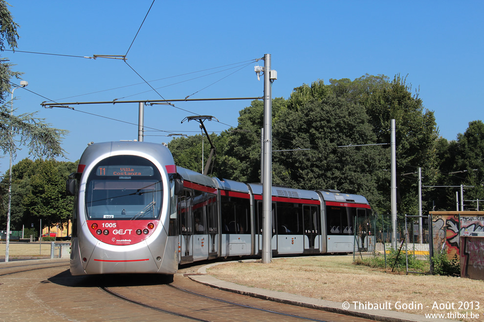 Rame AnsaldoBreda Sirio 1005 - Tramway de Florence