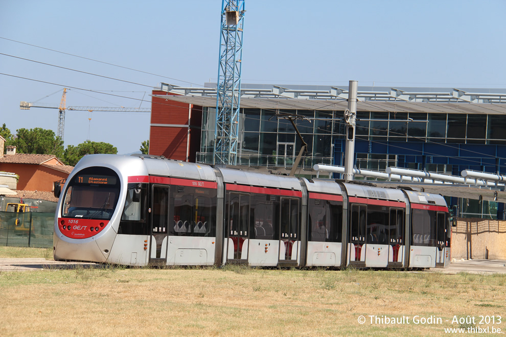 Rame AnsaldoBreda Sirio 1016 - Tramway de Florence