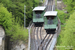 Rames Von Roll sur le funiculaire de Fribourg (Freiburg)