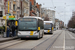 Van Hool NewA360 Hybrid n°220458 (HBR-992) sur la ligne 58 (De Lijn) à Gand (Gent)