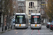 Bombardier Siemens NGT6 Hermelijn n°6318 sur la ligne 1 (De Lijn) à Gand (Gent)