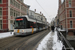 Bombardier Siemens NGT6 Hermelijn n°6312 sur la ligne 1 (De Lijn) à Gand (Gent)