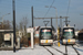 Bombardier Siemens NGT6 Hermelijn n°6336 et n°6316 sur la ligne 1 (De Lijn) à Gand (Gent)