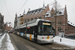 Bombardier Siemens NGT6 Hermelijn n°6312 sur la ligne 1 (De Lijn) à Gand (Gent)