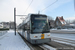 Bombardier Siemens NGT6 Hermelijn n°6308 sur la ligne 1 (De Lijn) à Gand (Gent)