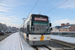 Bombardier Siemens NGT6 Hermelijn n°6313 sur la ligne 1 (De Lijn) à Gand (Gent)