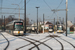 Bombardier Siemens NGT6 Hermelijn n°6311 et n°6316, et BN PCC n°6206 sur la ligne 1 (De Lijn) à Gand (Gent)