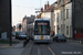 Bombardier Siemens NGT6 Hermelijn n°6313 sur la ligne 1 (De Lijn) à Gand (Gent)