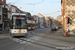 Bombardier Siemens NGT6 Hermelijn n°6319 sur la ligne 1 (De Lijn) à Gand (Gent)