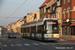 Bombardier Siemens NGT6 Hermelijn n°6303 sur la ligne 1 (De Lijn) à Gand (Gent)