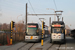 Bombardier Siemens NGT6 Hermelijn n°6311 et BN PCC n°6220 sur la ligne 1 (De Lijn) à Gand (Gent)