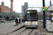 Bombardier Siemens NGT6 Hermelijn n°6325 sur la ligne 2 (De Lijn) à Gand (Gent)