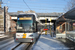 Bombardier Siemens NGT6 Hermelijn n°6321 sur la ligne 21 (De Lijn) à Gand (Gent)