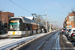 Bombardier Siemens NGT6 Hermelijn n°6302 sur la ligne 21 (De Lijn) à Gand (Gent)