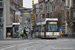 Bombardier Siemens NGT6 Hermelijn n°6308 sur la ligne 22 (De Lijn) à Gand (Gent)