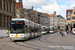 Bombardier Siemens NGT6 Hermelijn n°6318 sur la ligne 4 (De Lijn) à Gand (Gent)