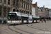 Bombardier Siemens NGT6 Hermelijn n°6313 sur la ligne 4 (De Lijn) à Gand (Gent)