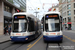Bombardier Flexity Outlook Cityrunner Be 6/8 n°881 et n°866 sur la ligne 14 (tpg) à Genève