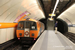 MCCW Glasgow Subway Stock n°111 sur la ligne circulaire (SPT) à Glasgow