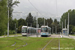 GEC-Alsthom TFS (Tramway français standard) n°2025 sur la ligne D (TAG) à Saint-Martin-d'Hères