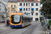 Bombardier RNV8ZR Variotram (Variobahn) n°3277 sur la ligne 23 (VRN) à Heidelberg