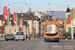 Bombardier RNV6ZR Variotram (Variobahn) n°4145 sur la ligne 5 (VRN) à Heidelberg