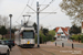 BN LRV n°6021 sur la ligne 0 (Tramway de la côte belge - Kusttram) à Knokke-Heist