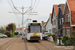 BN LRV n°6021 sur la ligne 0 (Tramway de la côte belge - Kusttram) à Knokke-Heist