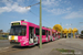 BN LRV n°6008 sur la ligne 0 (Tramway de la côte belge - Kusttram) à La Panne (De Panne)