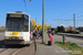 BN LRV n°6034 sur la ligne 0 (Tramway de la côte belge - Kusttram) à La Panne (De Panne)