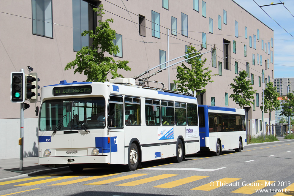 NAW Lauber BBC-Sécheron - Trolleybus de Lausanne