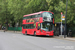 Volvo B5L Hybrid Wright Eclipse Gemini 3 II n°13124 (BU16 UXG) sur la ligne 135 (TfL) à Londres (London)