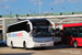 Volvo B9R Caetano Levante 2 n°SR124 (FJ11 MKF) sur la ligne 747 (National Express) à Londres (London)