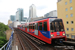 Bombardier DLR B2K Stock n°97 sur le DLR (TfL) à Londres (London)