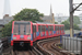 Bombardier DLR B92 Stock n°61 sur le DLR (TfL) à Londres (London)