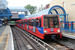 Bombardier DLR B2K Stock n°93 sur le DLR (TfL) à Londres (London)