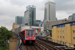 Bombardier DLR B90 Stock n°40 sur le DLR (TfL) à Londres (London)