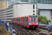 Bombardier DLR B92 Stock n°54 sur le DLR (TfL) à Londres (London)