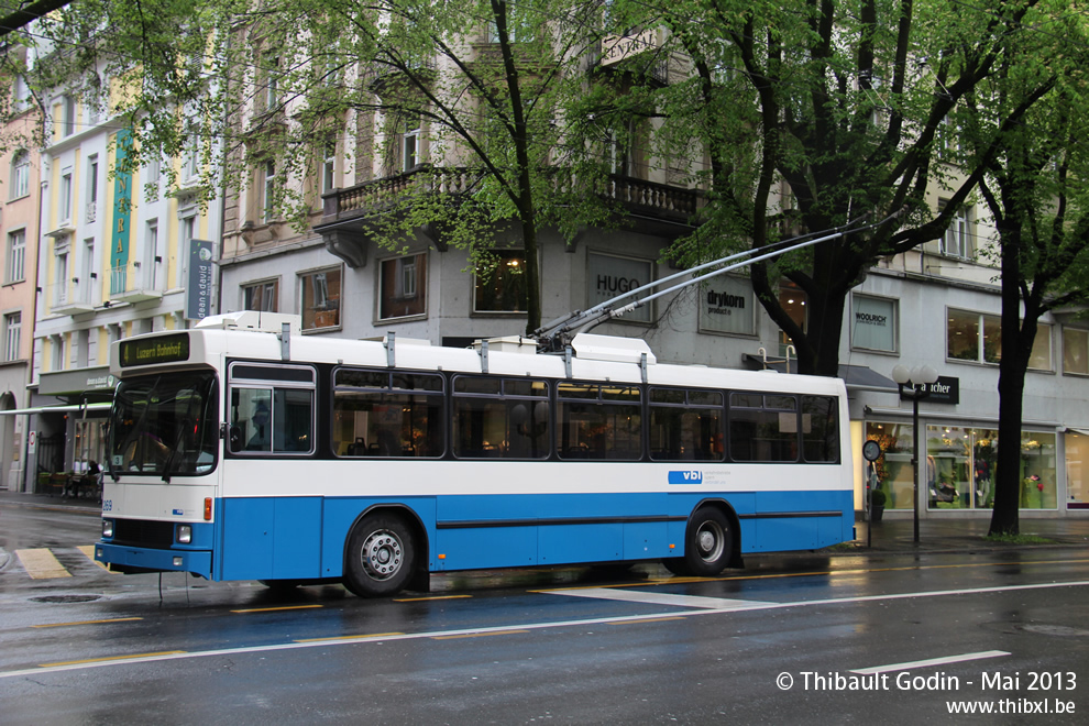 NAW Hess Siemens BT 5-25 - Trolleybus de Lucerne