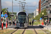 CAF Urbos 3 n°101 sur la ligne T1 (Tramway de Luxembourg) à Luxembourg (Lëtzebuerg)