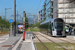 CAF Urbos 3 n°101 sur la ligne T1 (Tramway de Luxembourg) à Luxembourg (Lëtzebuerg)