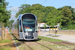 CAF Urbos 3 n°103 sur la ligne T1 (Tramway de Luxembourg) à Luxembourg (Lëtzebuerg)